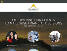 Tablet Screenshot of horizonwealthstrategies.com